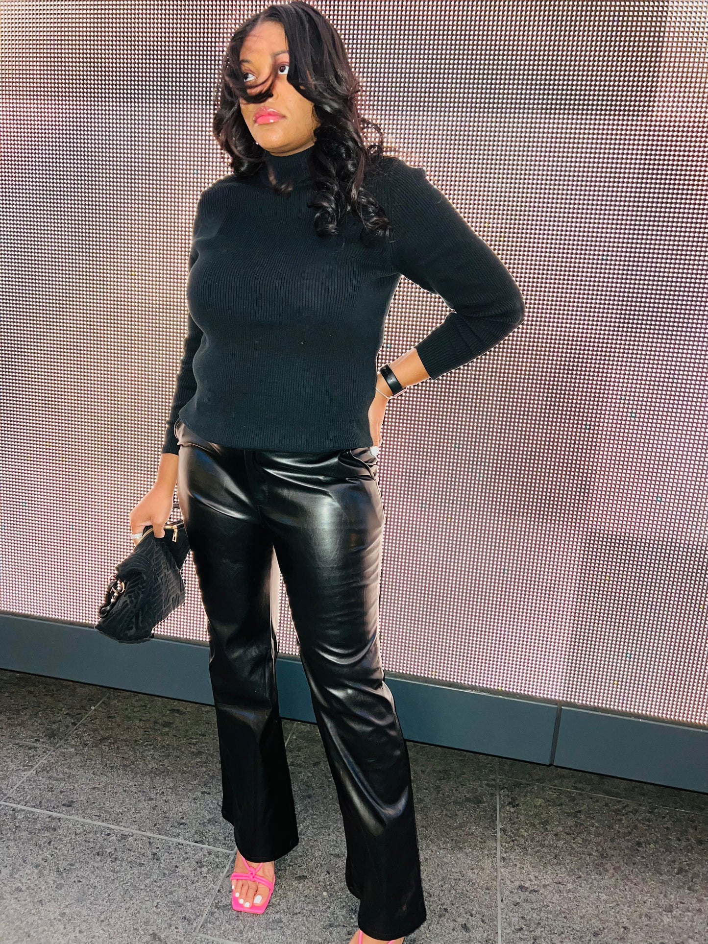 Vogue leather pants
