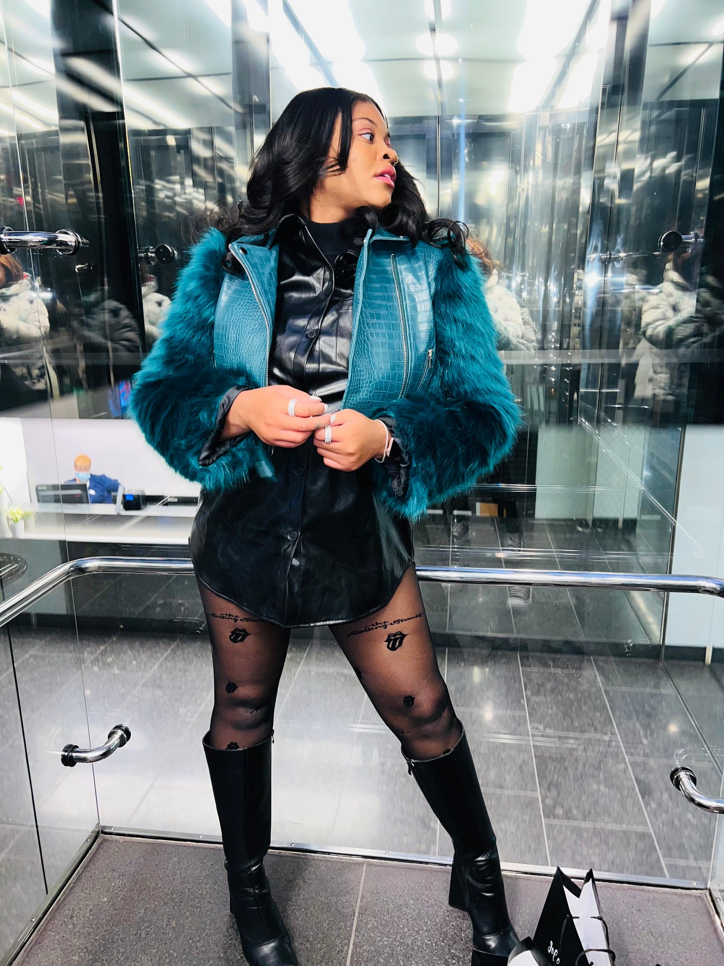 Emilie leather jacket