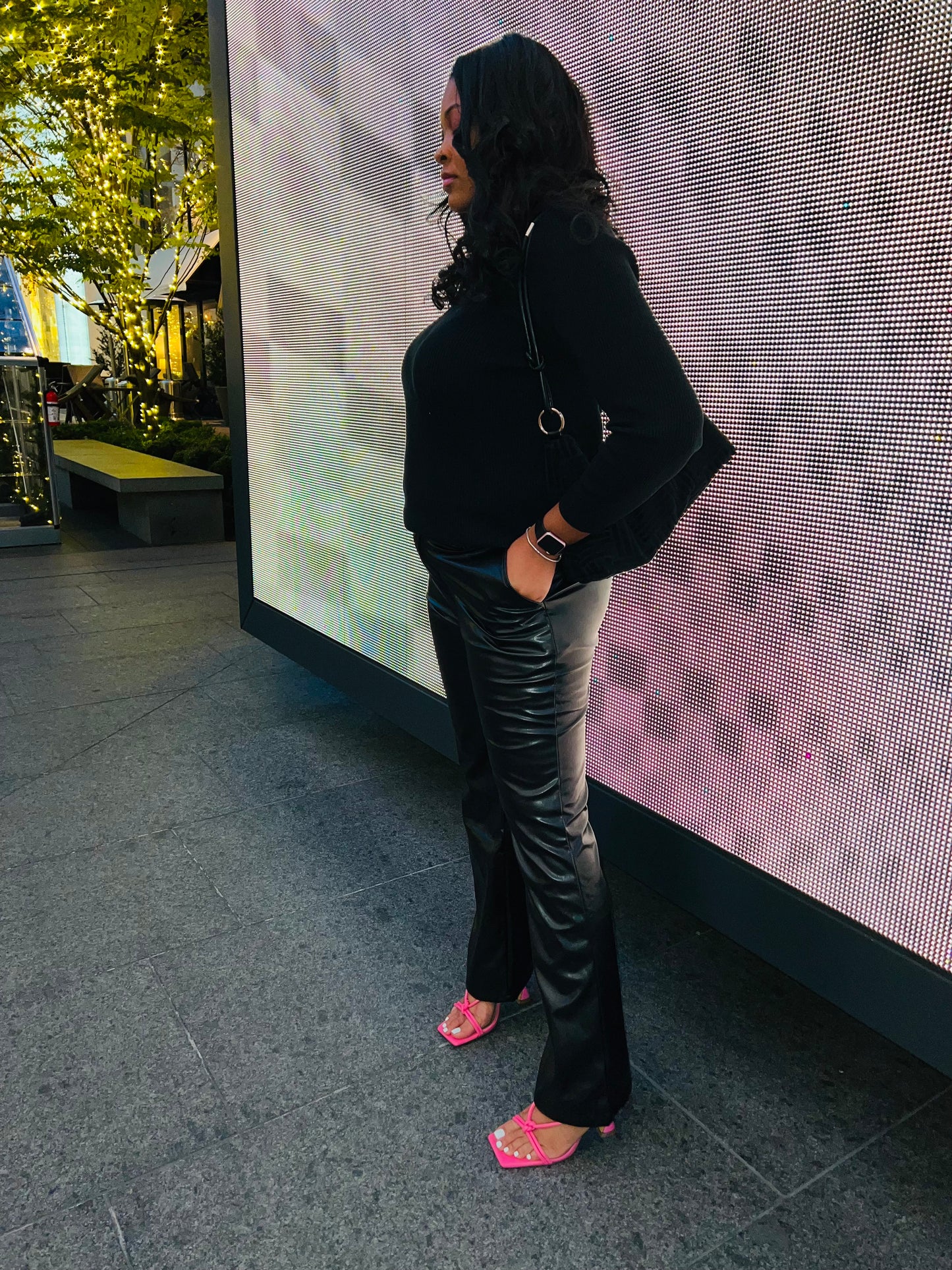 Vogue leather pants