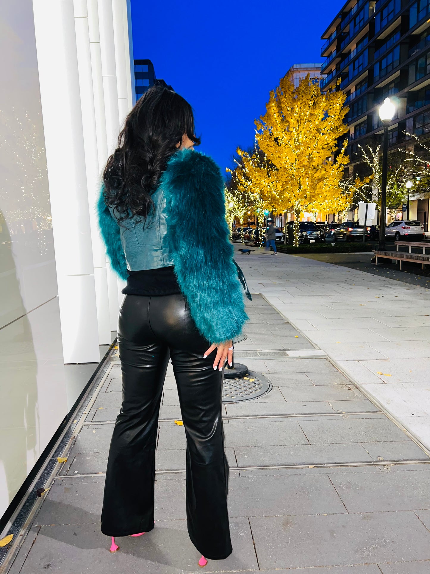 Vogue leather pants