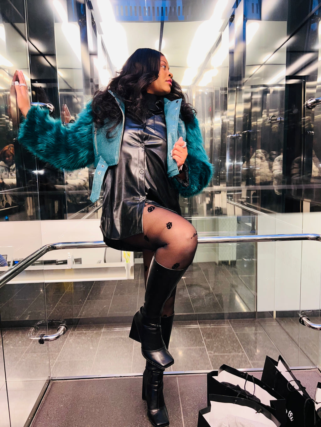 Emilie leather jacket